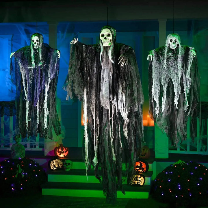 Hanging Grim Reaper Decorations Set of Three
