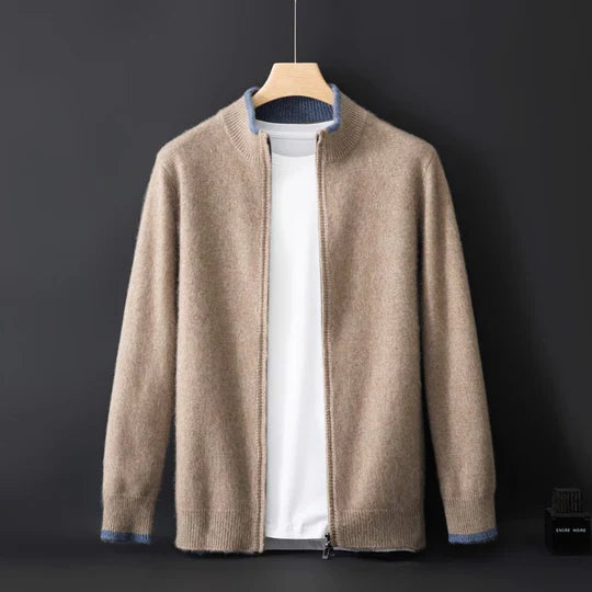 Vienna Cashmere Zip-Up