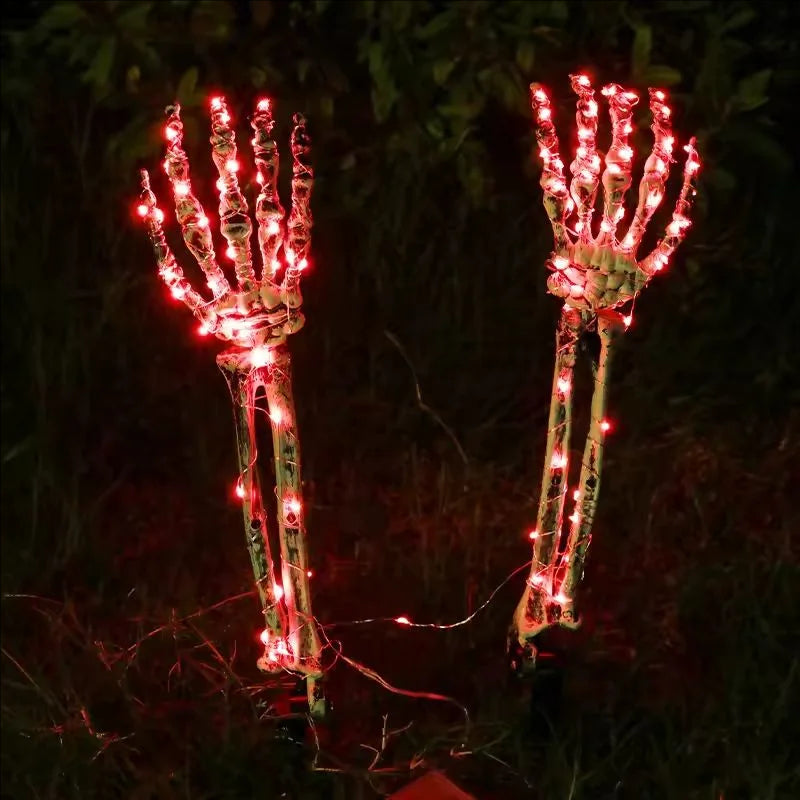 Skeleton Hand Solar Lights Decoration