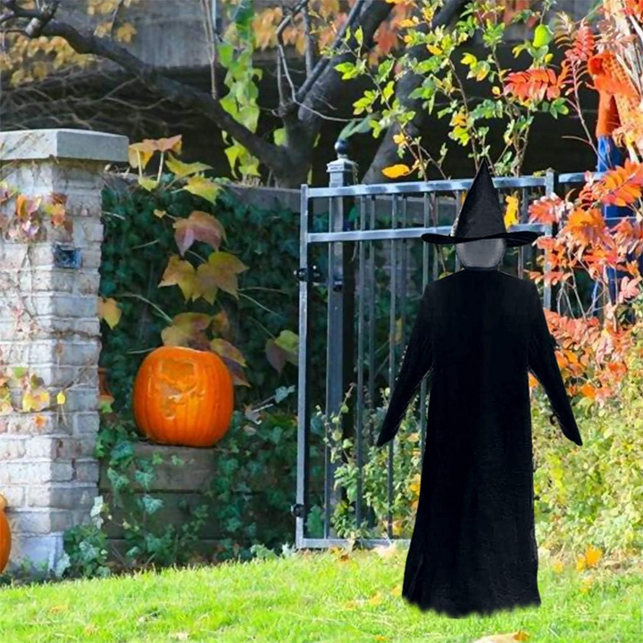 Lighted Witch Stake Outdoor Decoration
