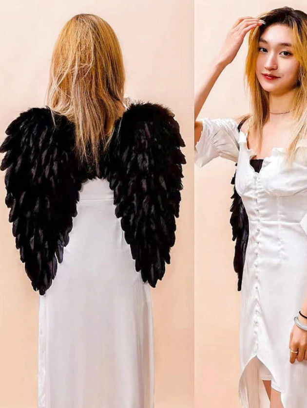 Realistic Feather Angel Wings Costume