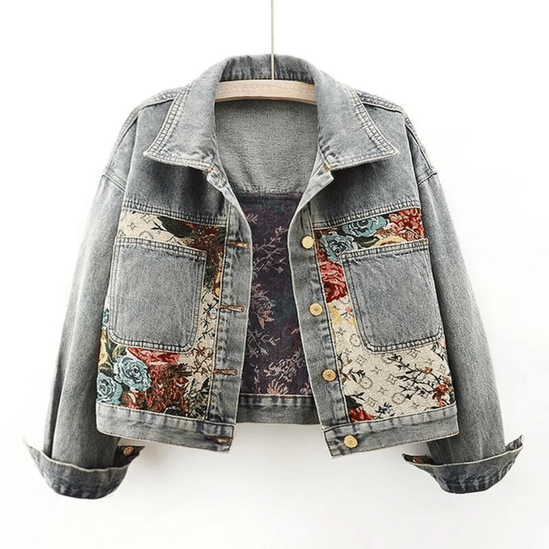 Morissette Floral Denim Jacket