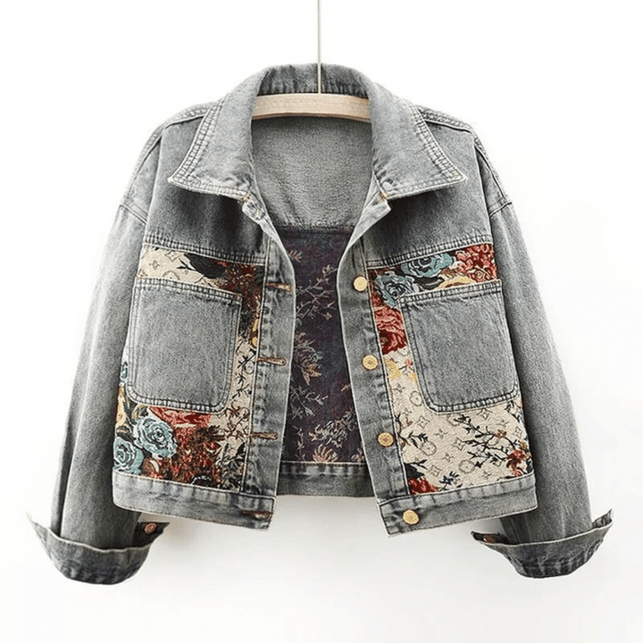 Morissette Floral Denim Jacket