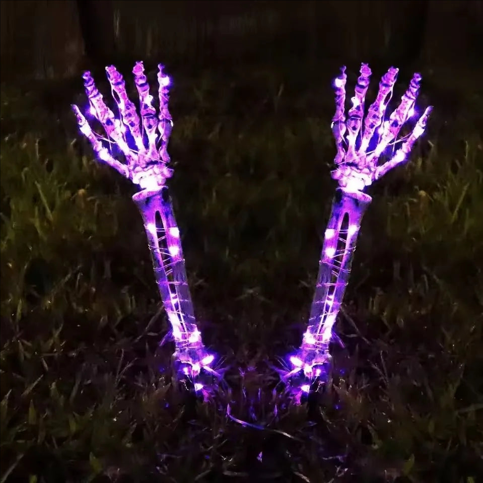 Skeleton Hand Solar Lights Decoration