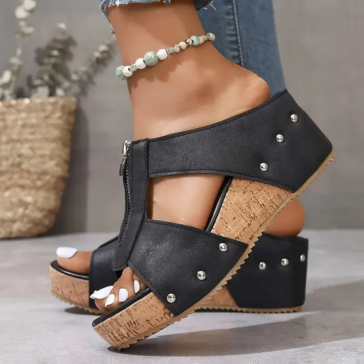 Isola Cork Wedge Orthopedic Sandals