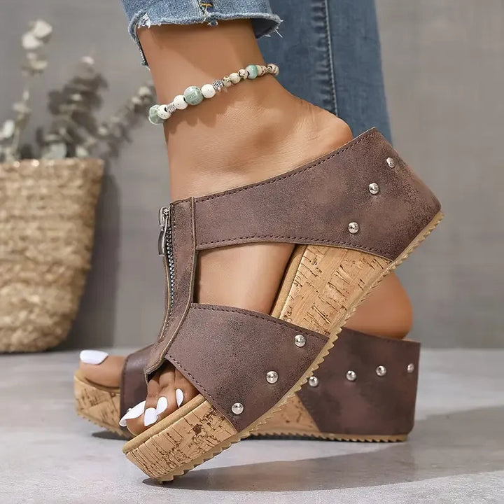 Isola Cork Wedge Orthopedic Sandals
