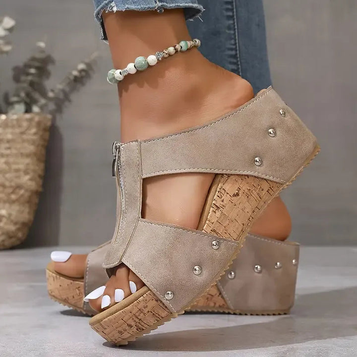 Isola Cork Wedge Orthopedic Sandals