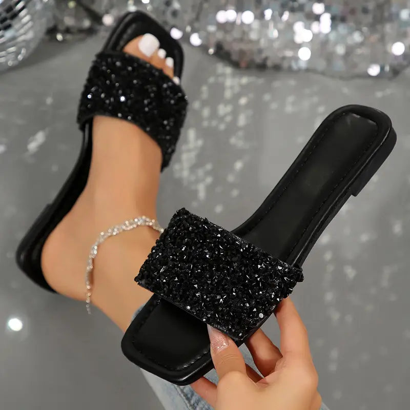 Isla Sparkle Slide Sandals